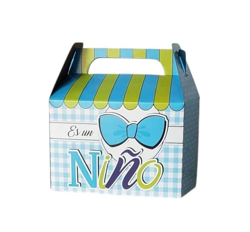 CAJA SORPRESA A BABY SHOWER NIÑO