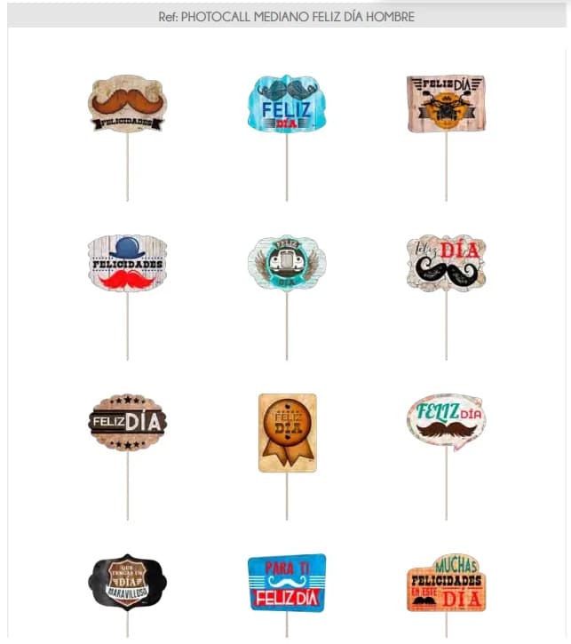PHOTOCALL MD FELIZ DÍA HOMBRE - imagen 2