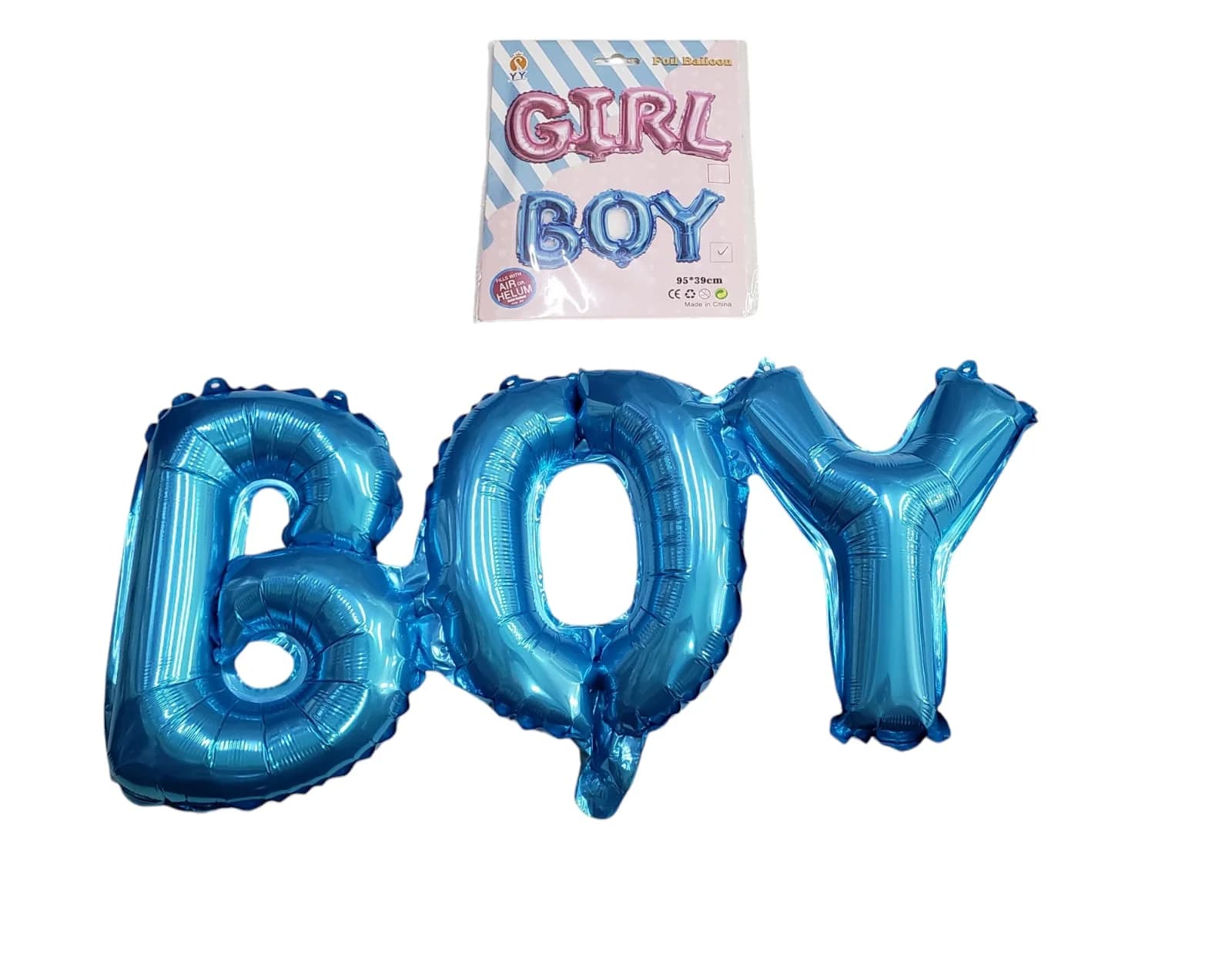 GLOBO LETRAS BABY SHOWER (BOY)