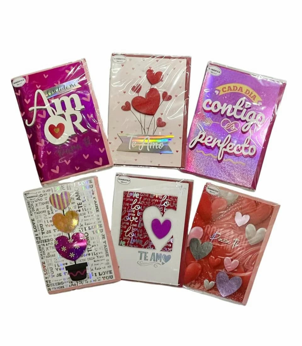 TARJETA DOBLE 3D AMOR