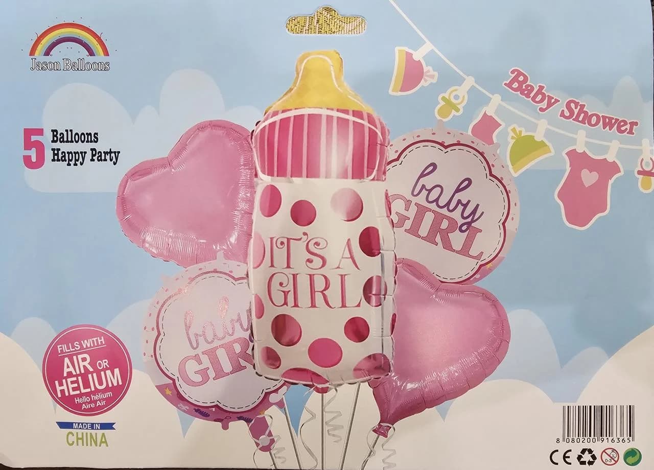 PAQUETE GLOBO PACHA ROSADA