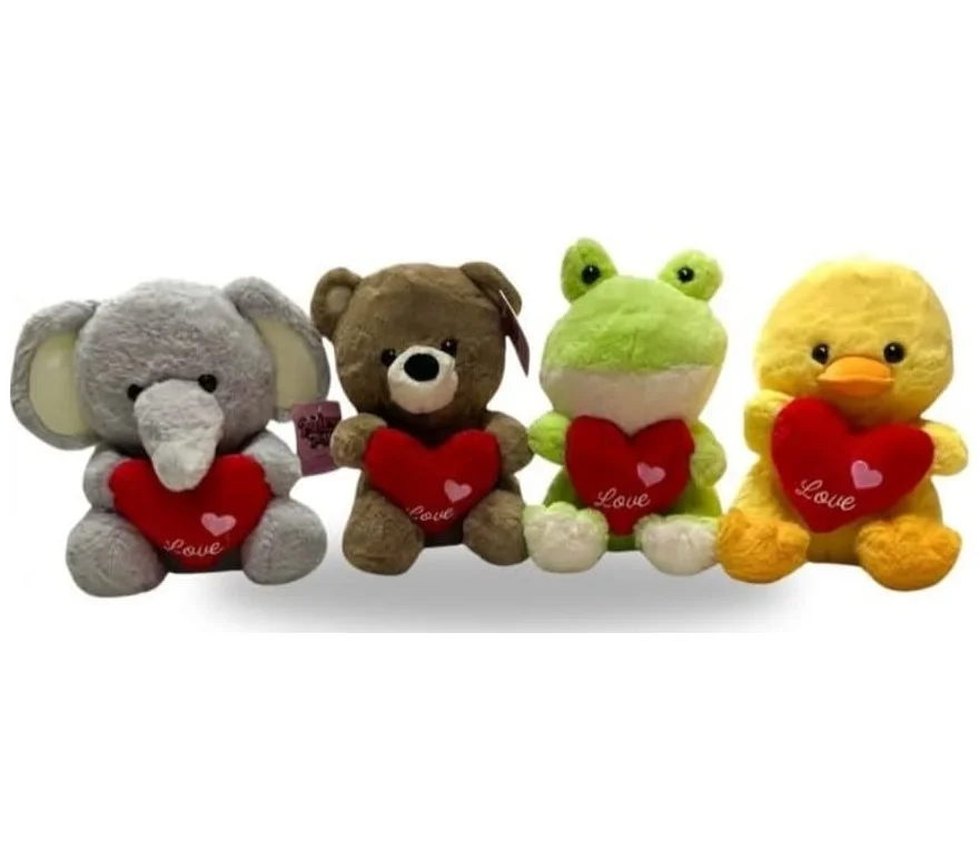 PELUCHE ANIMAL CON CORAZON