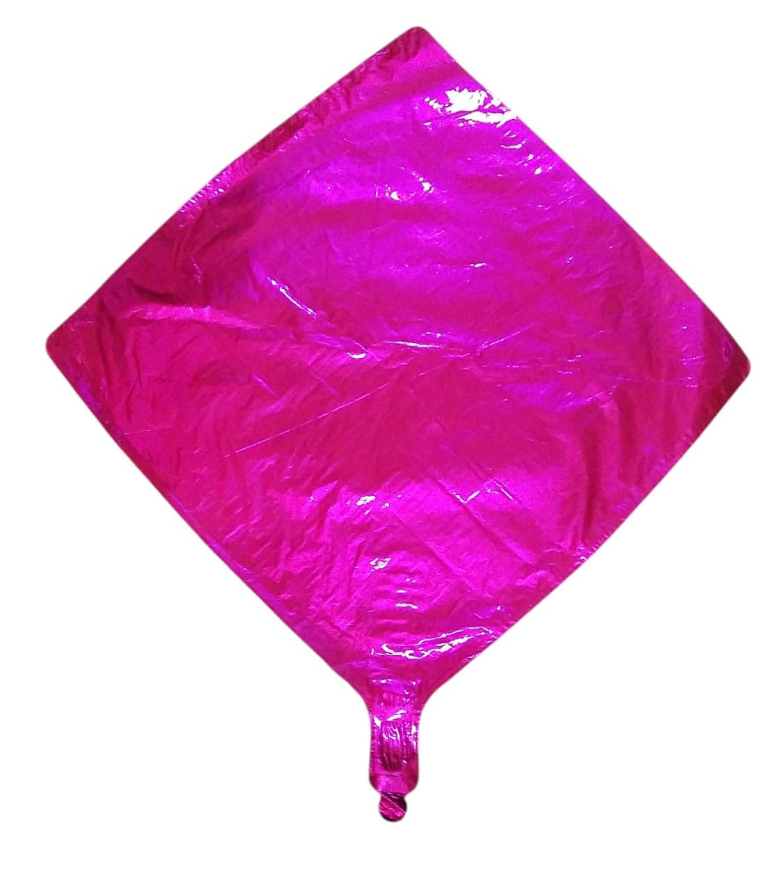 GLOBO METALICO ROMBO FUCSIA