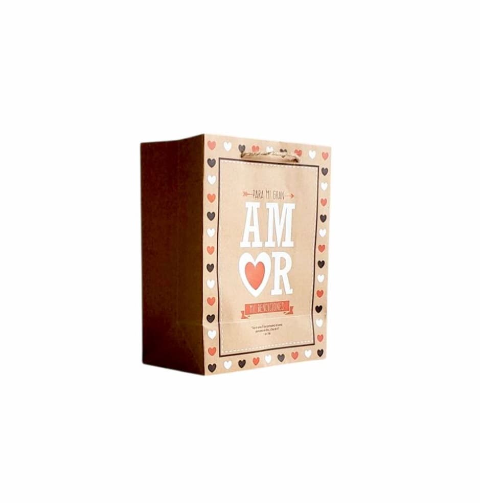 BOLSA KRAFT CON FOAMY PEQUEÑA