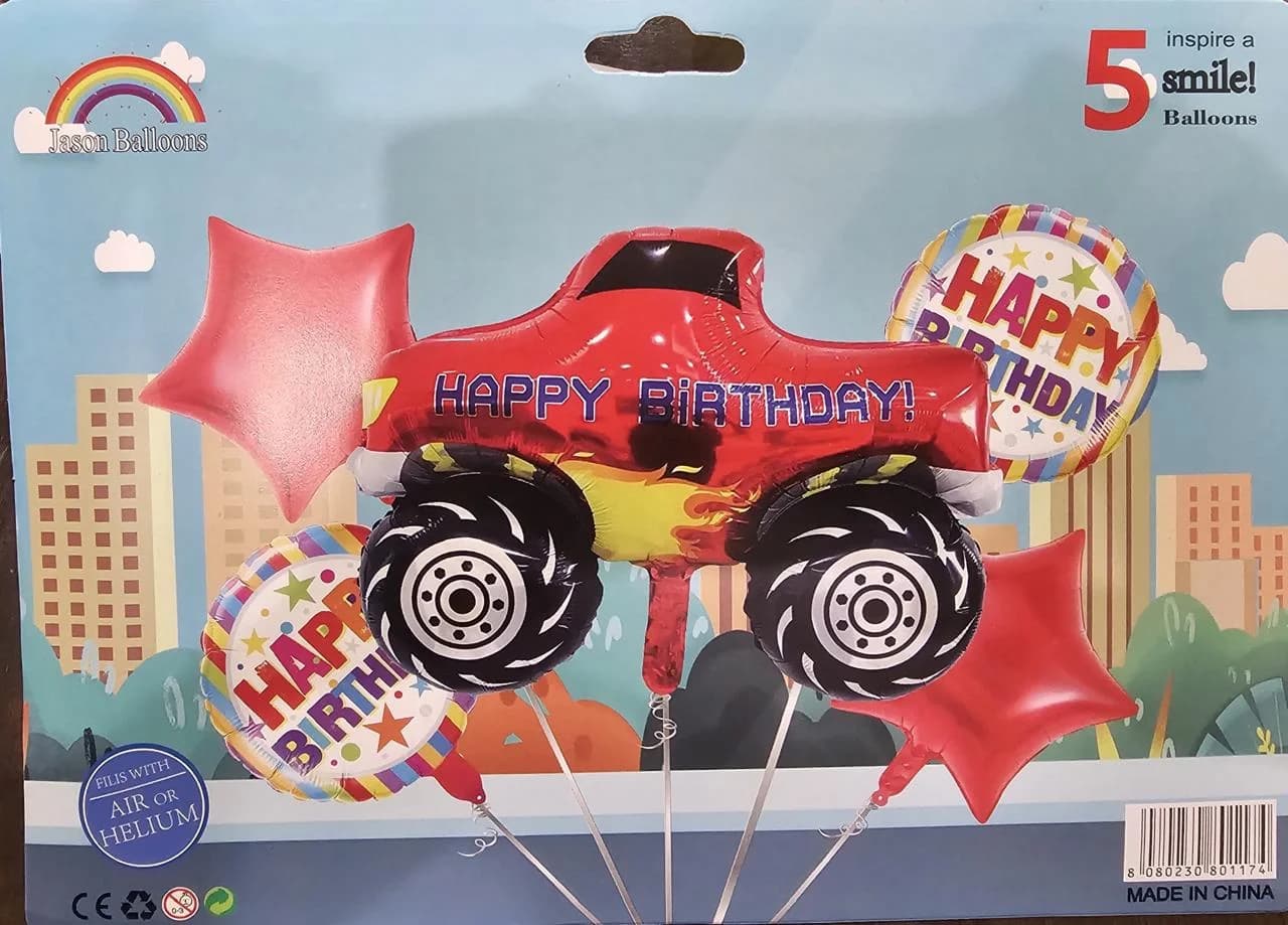 PAQUETE GLOBO CARRO ROJO