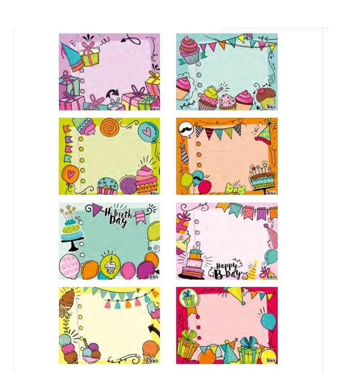 TARJETA PLANA MEDIANA PARA MARCAR - imagen 2