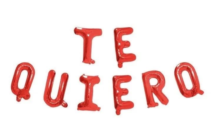 GLOBO LETRAS TE QUIERO  - imagen 2