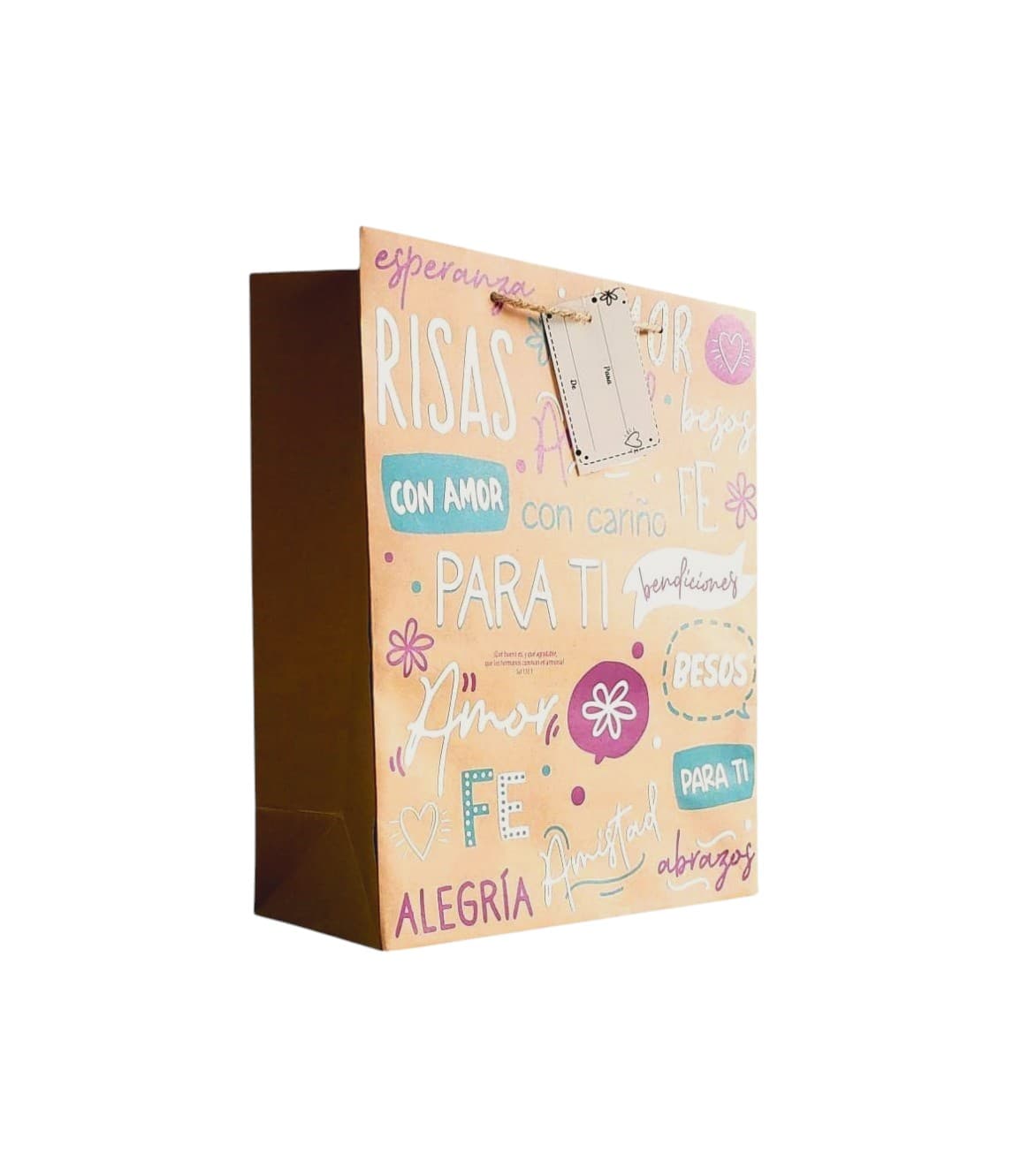 BOLSA KRAFT CON FOAMY MEDIANA
