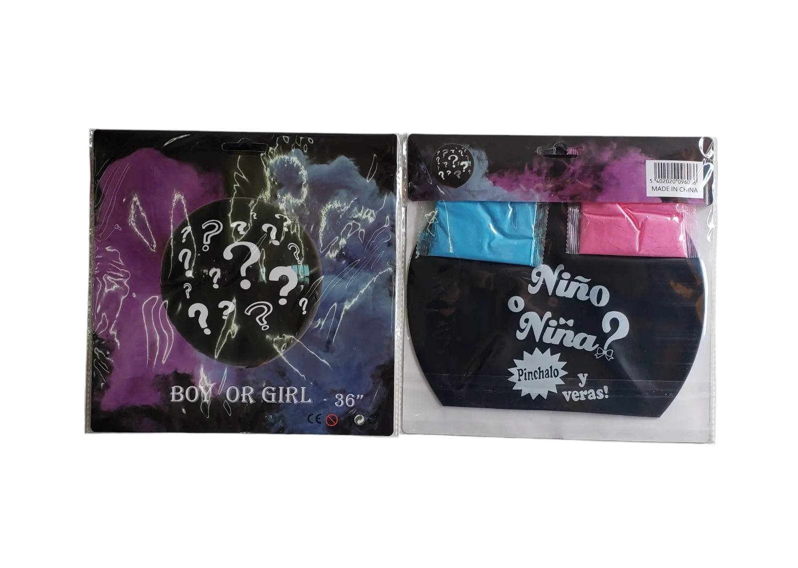 GLOBO NEGRO REVELACION DE GENERO