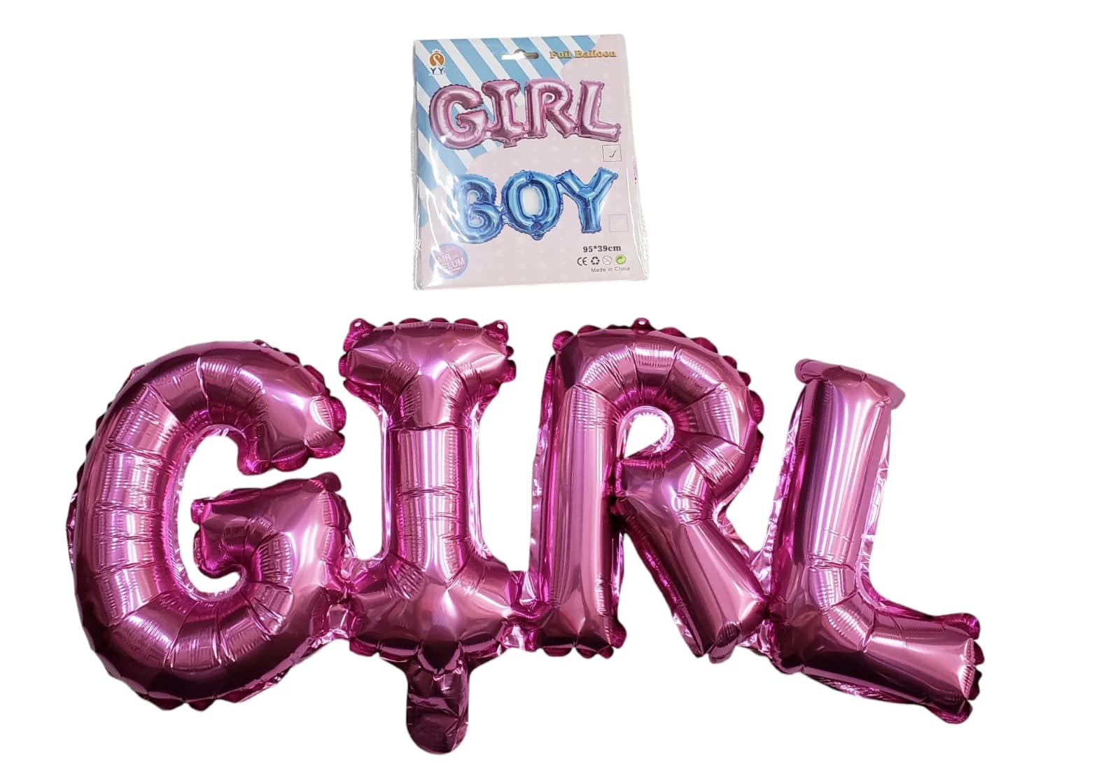 GLOBO LETRAS BABY SHOWER (GIRL)