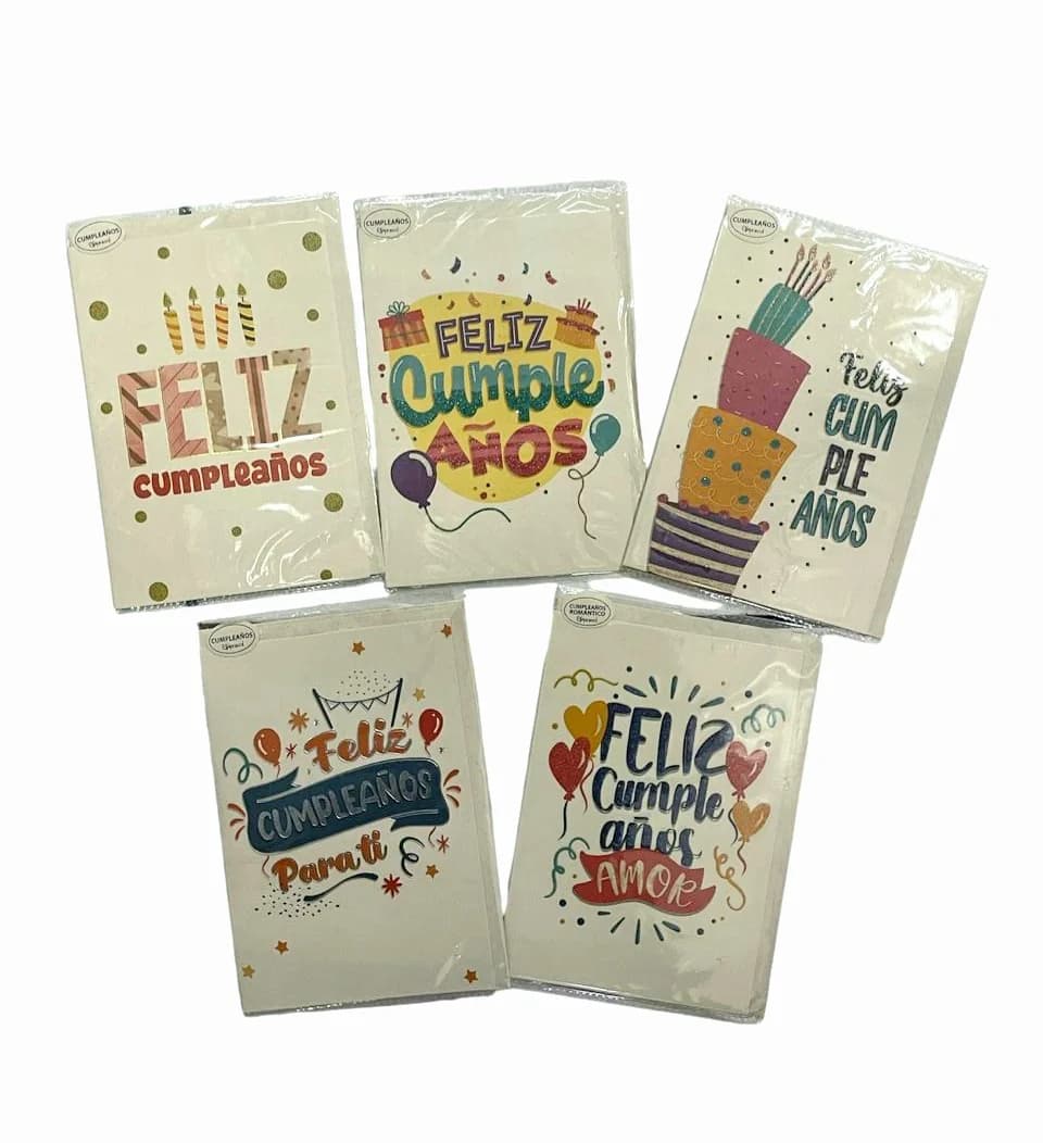 TARJETA DOBLE CUMPLEAÑOS EARTH