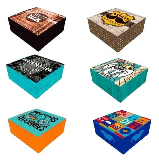 CAJA DE EMPAQUE CON MENSAJE