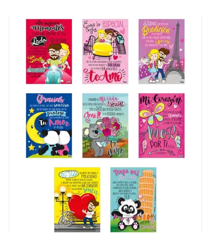 TARJETA PLANA GRANDE AMOR - imagen 2