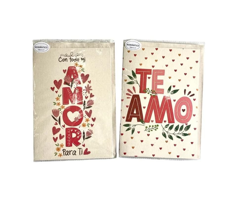 TARJETA DOBLE AMOR EARTH