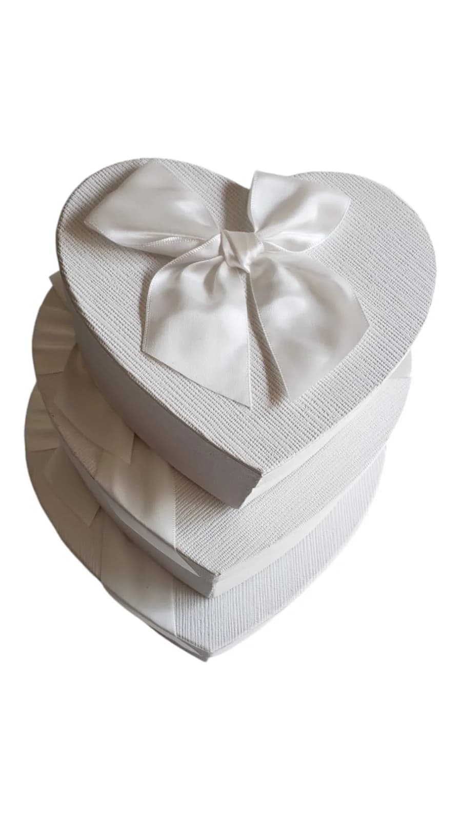 PAQUETE CAJA BLANCA CORAZON  X3  - imagen 2