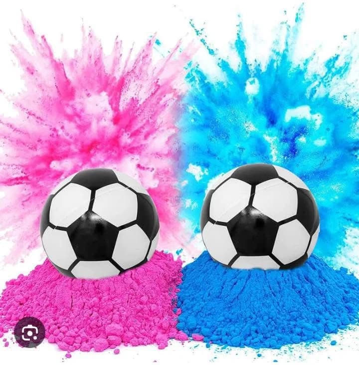 PELOTA REVELACION POLVO DE COLOR - imagen 3