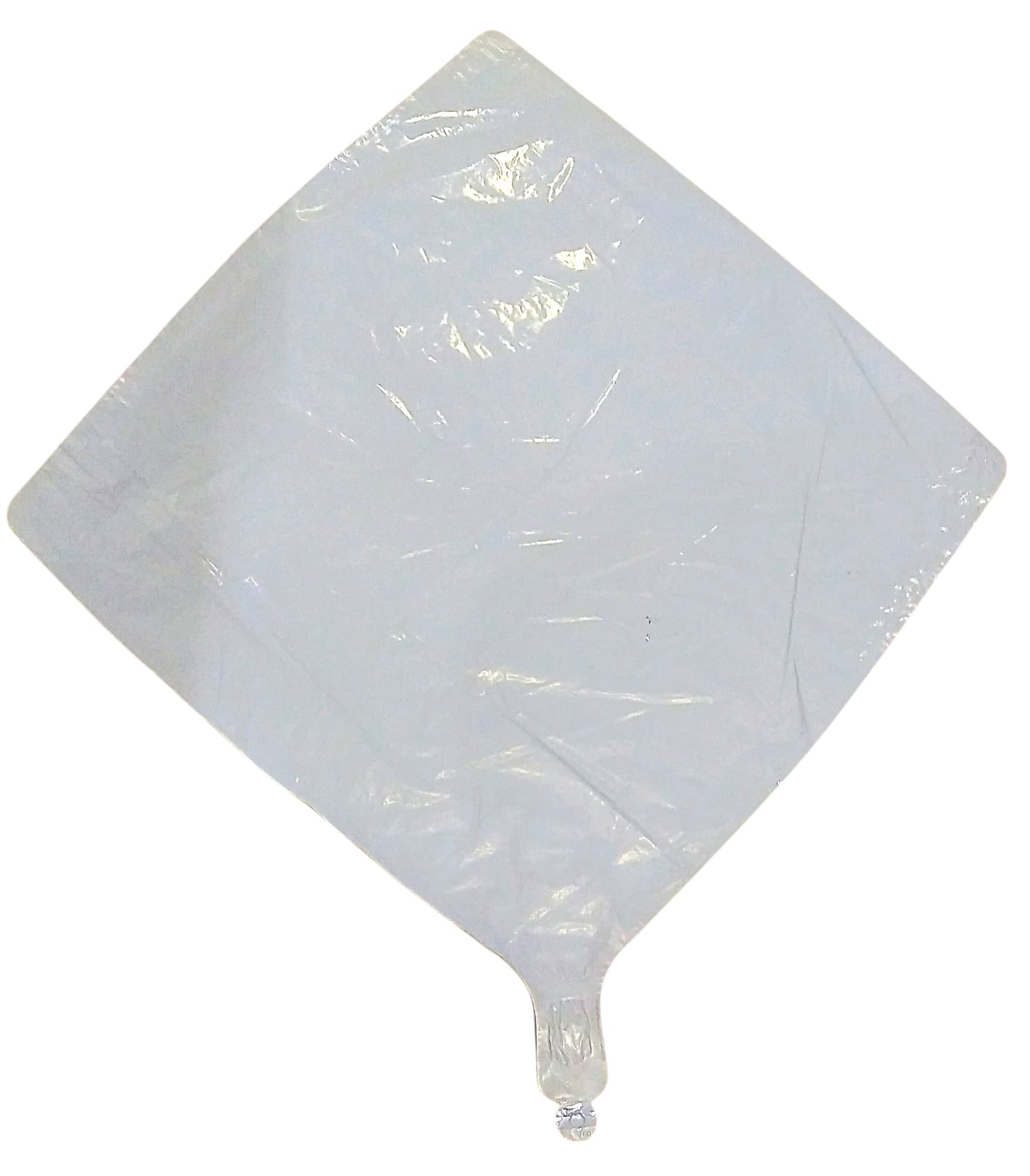 GLOBO METALICO ROMBO BLANCO