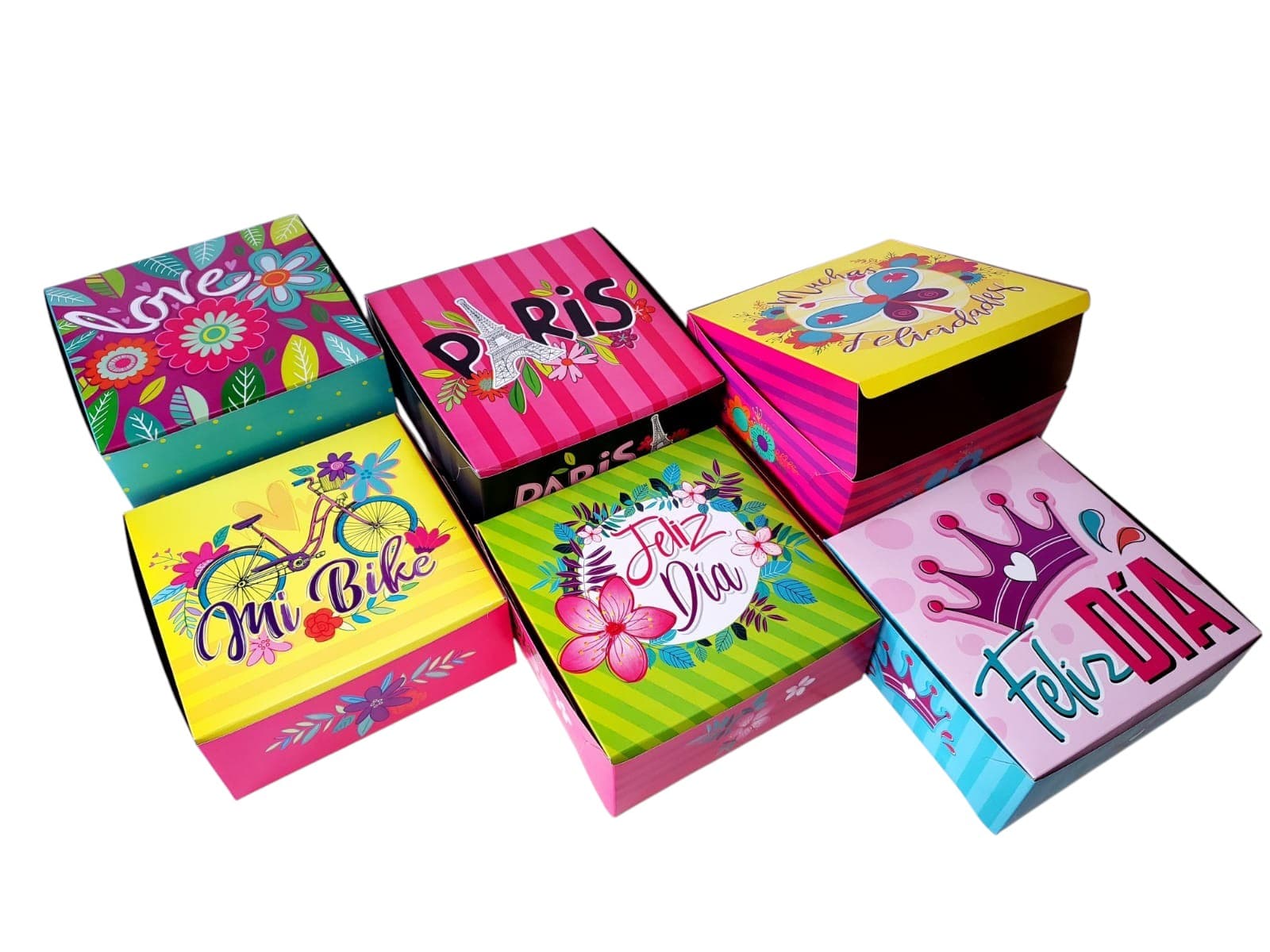 CAJA DE EMPAQUE CON MENSAJE