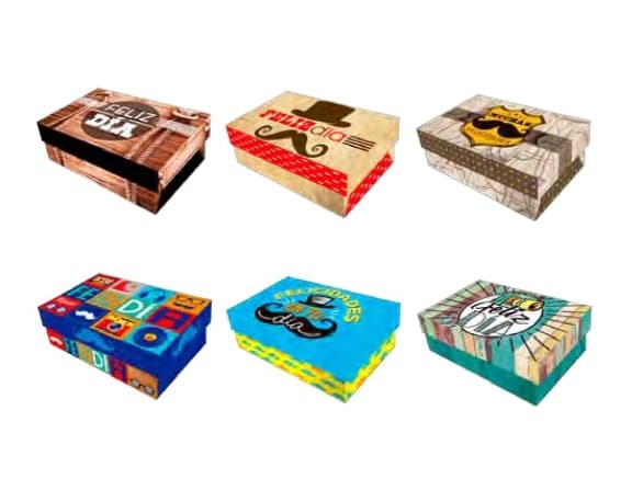CAJA CON MENSAJE Y TAPA