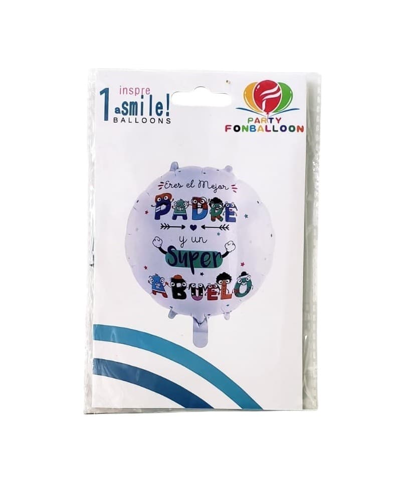 GLOBO PAPÁ REDONDO SUPER ABUELO