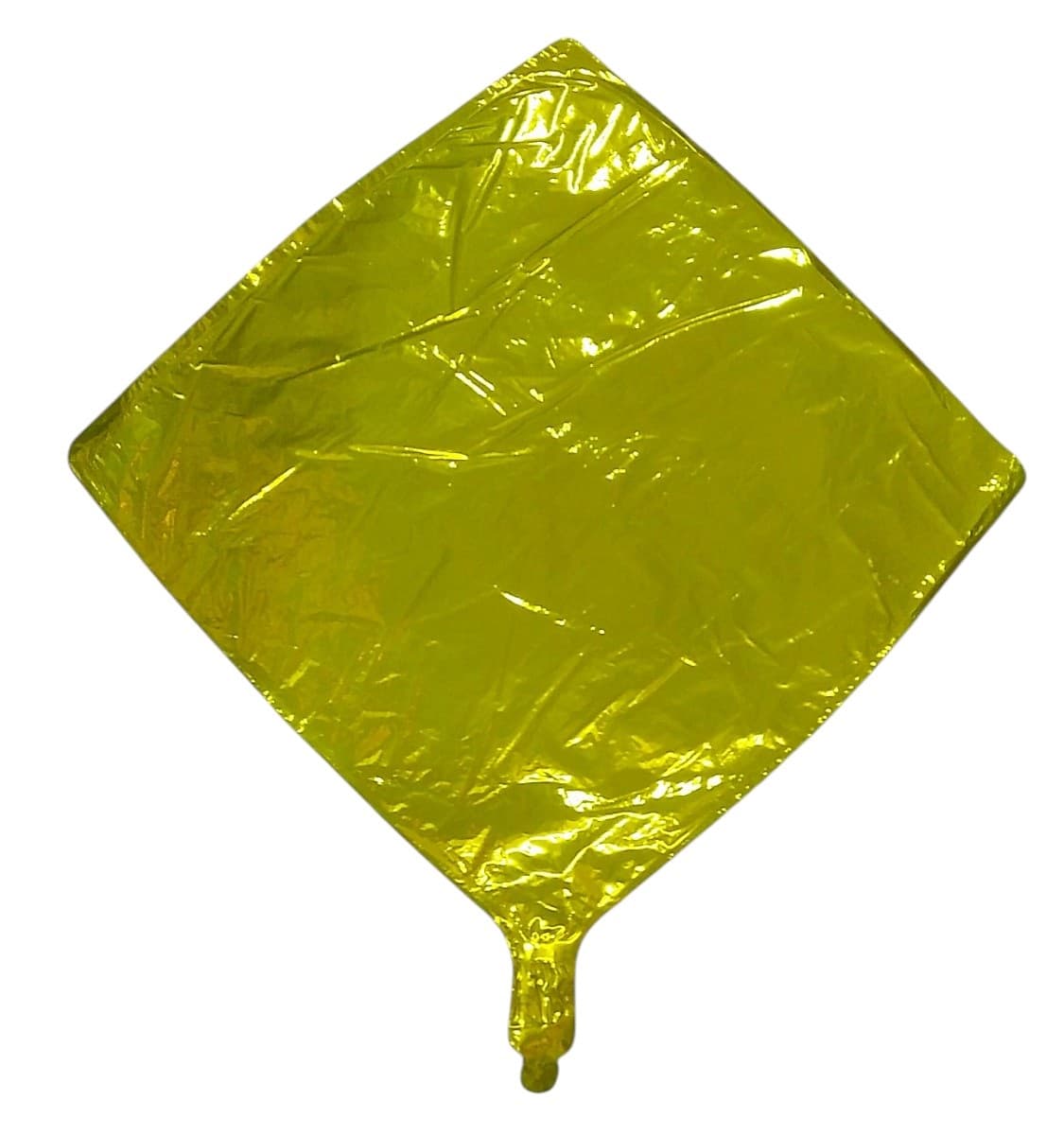 GLOBO METALICO ROMBO AMARILLO