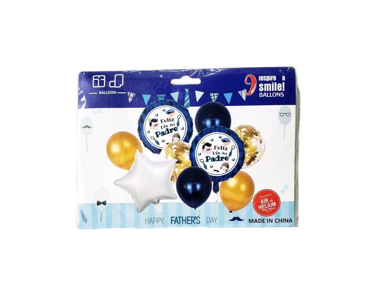 SET 9 GLOBOS PAPÁ