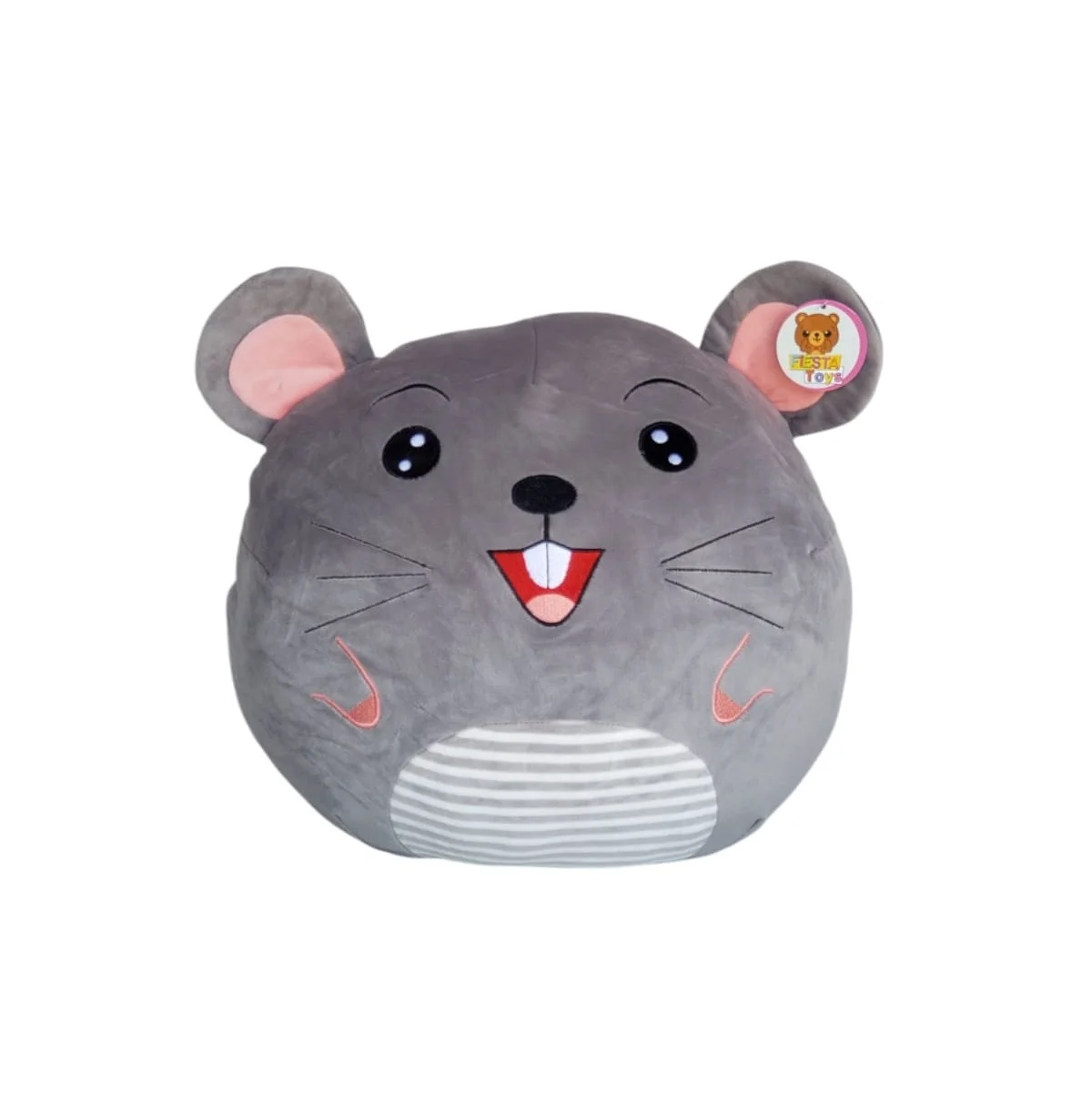 COJIN PELUCHE RATON