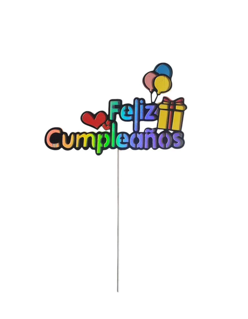 CAKE TOPPER PARA PASTEL LETRAS