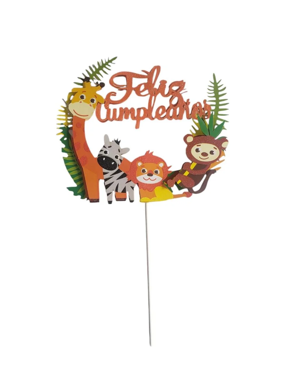 CAKE TOPPER PARA PASTEL ANIMALES