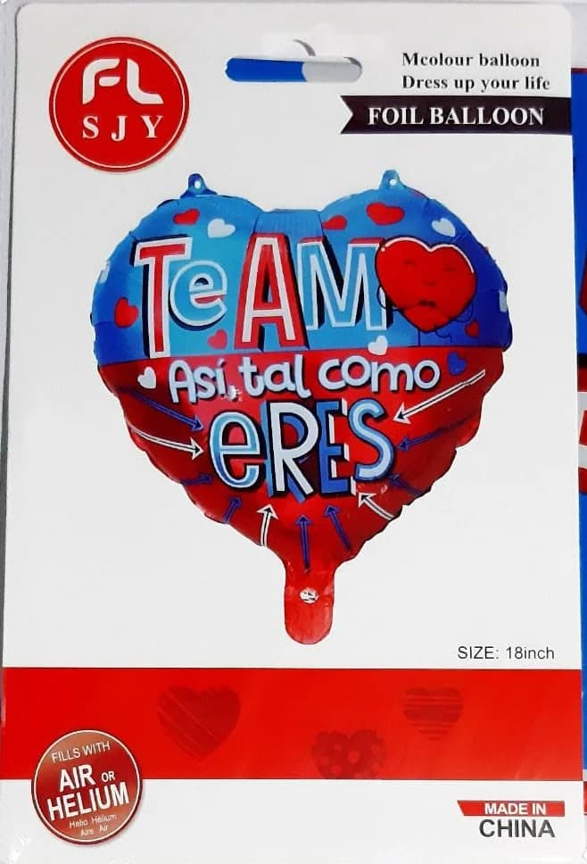 GLOBO METALICO CORAZON